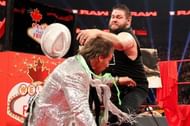Kevin Owens beating up Chris Jericho